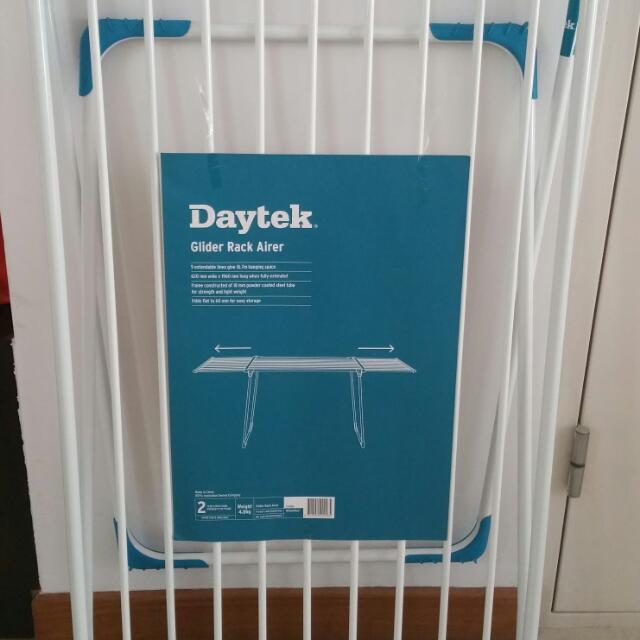 DAYTEK Glider Rack Airer Furniture Home Living Home Improvement Organisation Laundry Baskets on Carousell