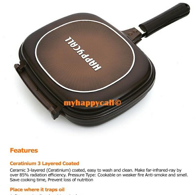 Happy Call Jumbo Grill Pan, TV & Home Appliances, Kitchen Appliances, BBQ, Grills & Hotpots on