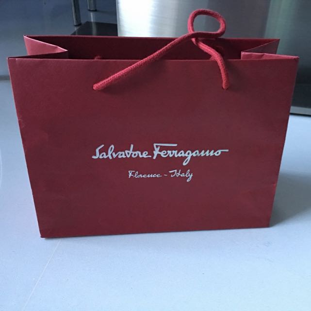 Salvatore ferragamo paper online bag