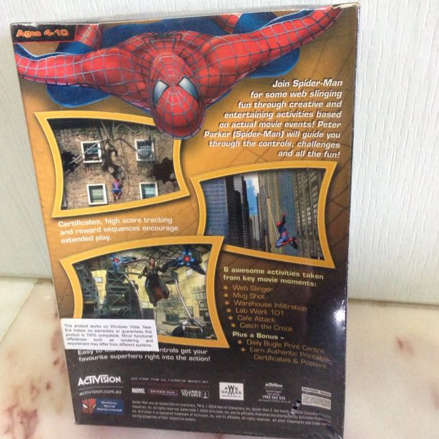 Spider Man Activity Center Marvel Pc Cd Rom Toys Games On Carousell