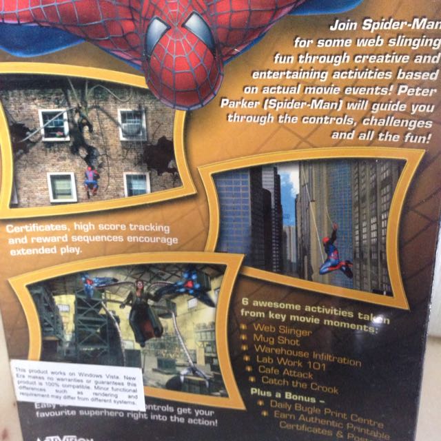 Spider Man Activity Center Marvel Pc Cd Rom Toys Games On Carousell