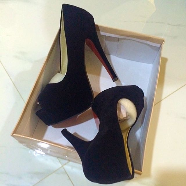 black velvet heels open toe