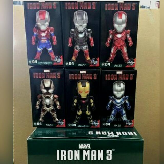 MARK I MARVEL // IRON MAN SET // IGOR IRON PATRIOT MARK VI RED SNAPPER