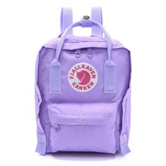 kanken backpack lilac