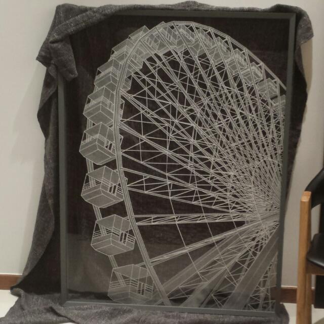 Printed Ferris Wheel Acrylic Painting Furniture On Carousell