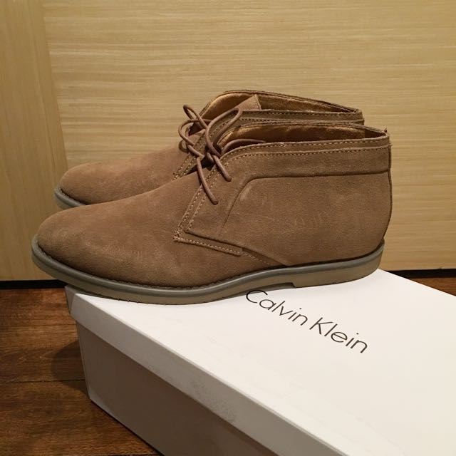 Calvin Klein Chukka Boots Brand New Men s Fashion Footwear