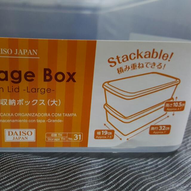 DAISO Shoe Storage Boxes, Everything Else on Carousell