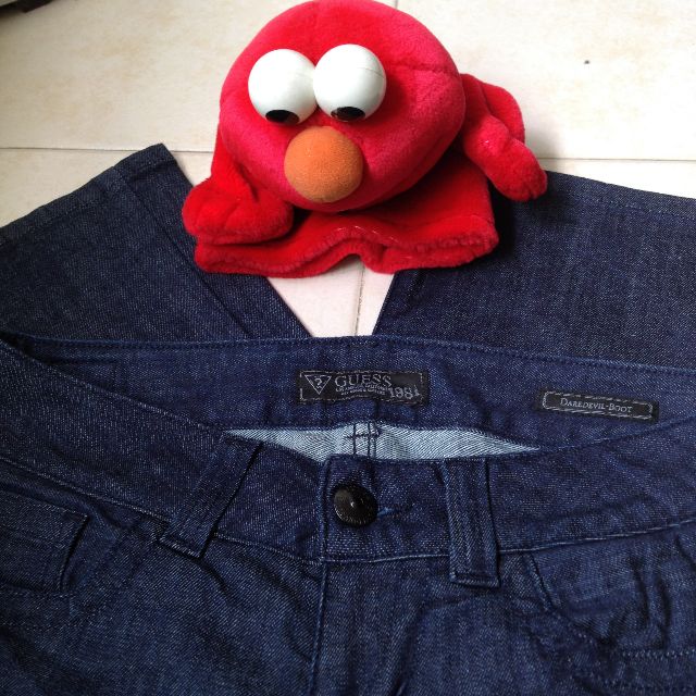 Guess Daredevil Bootcut Jeans Wore twice Women s Fashion Bottoms Jeans Leggings on Carousell