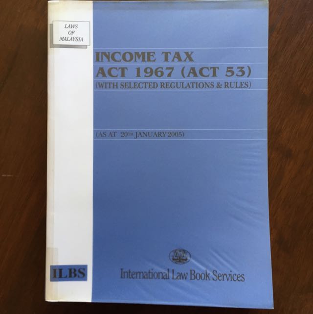 Income Tax Act 1967 Act 53 On Carousell