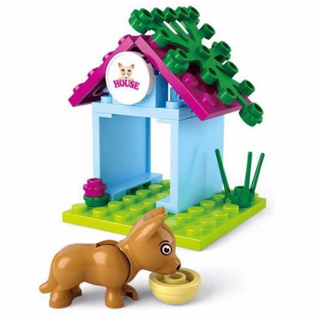 Dog house lego top