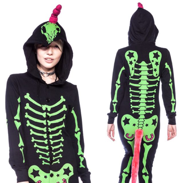 Skeleton unicorn onesie Clearance