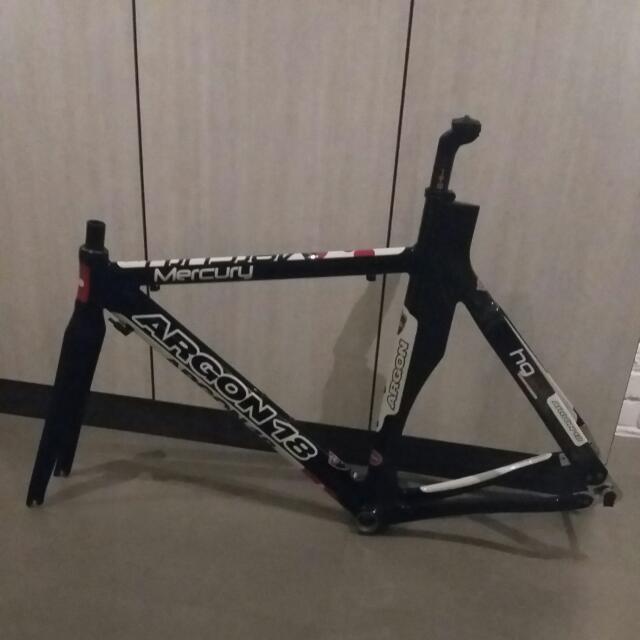 Argon 18 Mercury Frame Fork Seatpost Sports Equipment Bicycles Parts Parts Accessories on Carousell