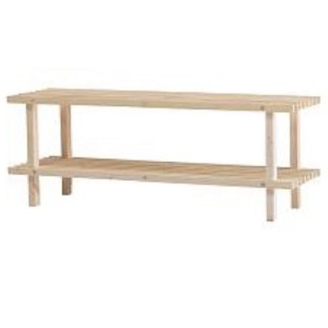 Ikea Wooden Shoe Rack Furniture On Carou