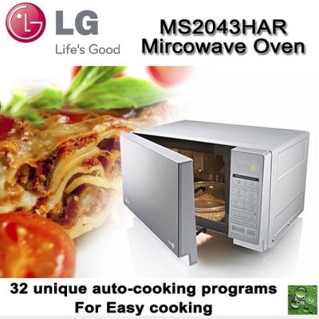LG MS2043HAR 20 Litre Microwave Oven