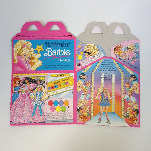 mcdonalds happy meal barbie toys