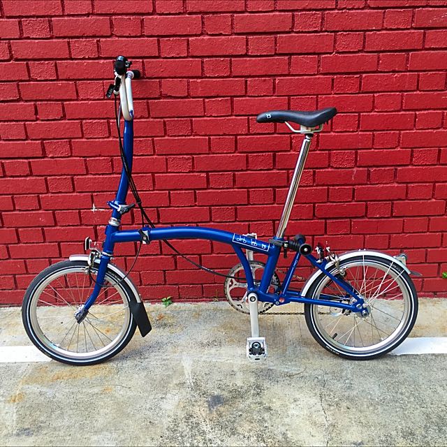 Brompton cobalt blue top