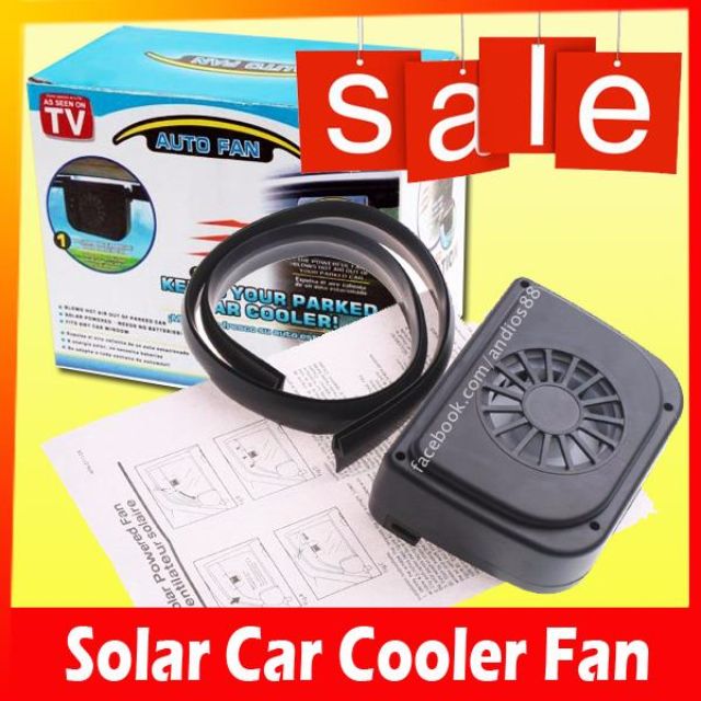 Solar Car Cooler Fan.Auto.cool ventilation system, Auto Accessories on