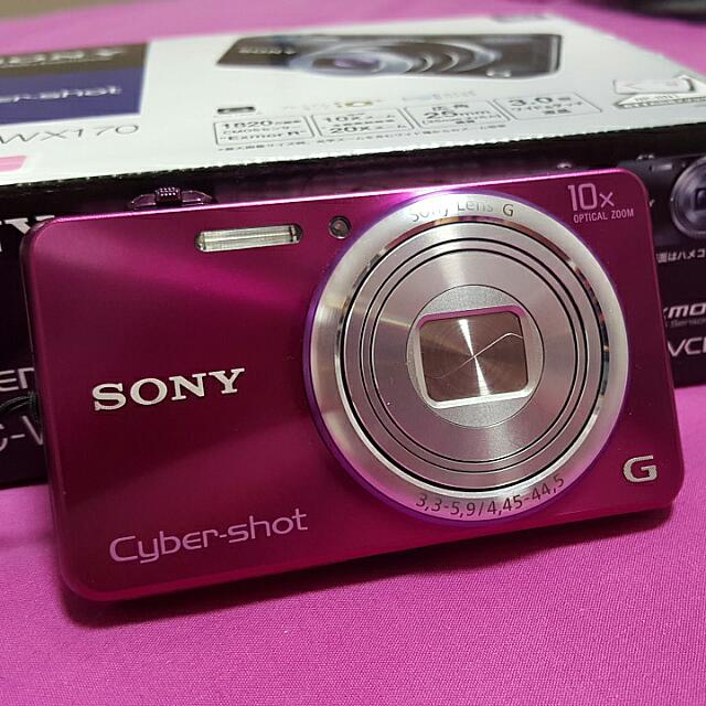 Sony Cybershot DSC-WX170 - Pink Rose Camera, Computers & Tech, Parts ...