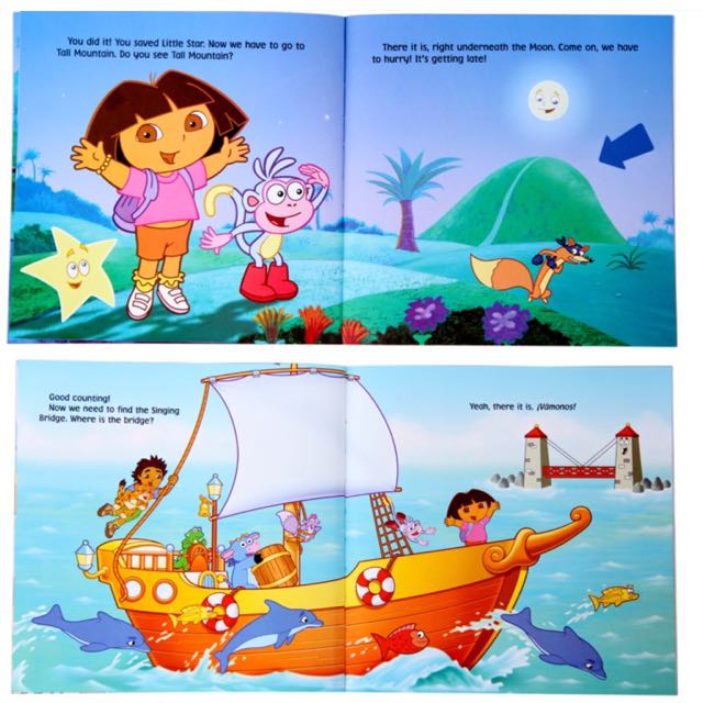 3 5 Each Dora Story Book Books Stationery On Carousell