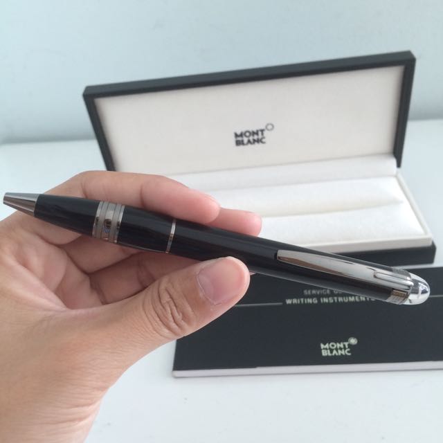Authentic Mont Blanc Pen Black Ink, Luxury on Carousell