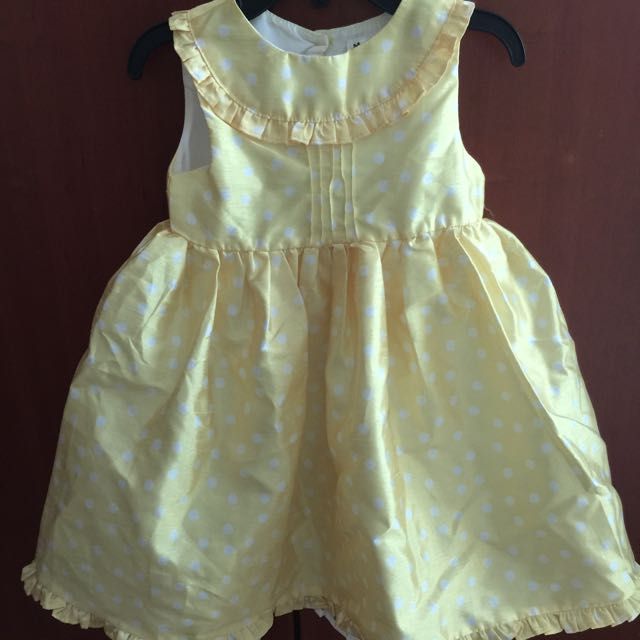 Cherokee Baby Girl Toddler Party Yellow Dress PL 2T 1212sale
