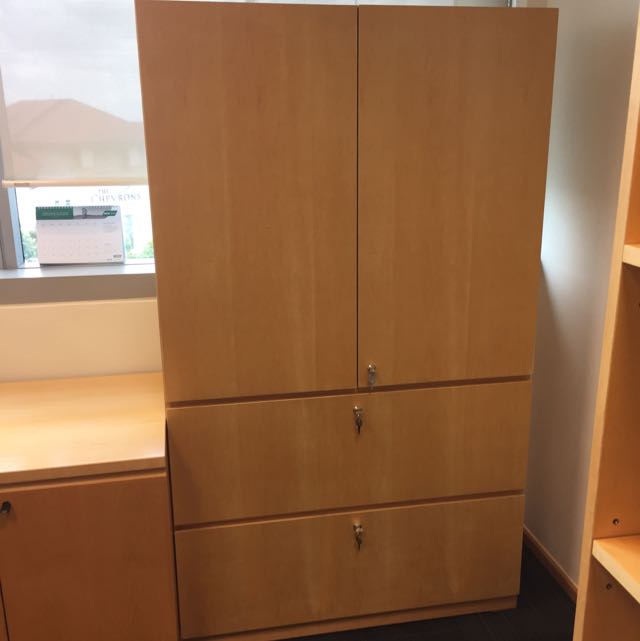 Maple Colour Cabinet Furniture On Carousell