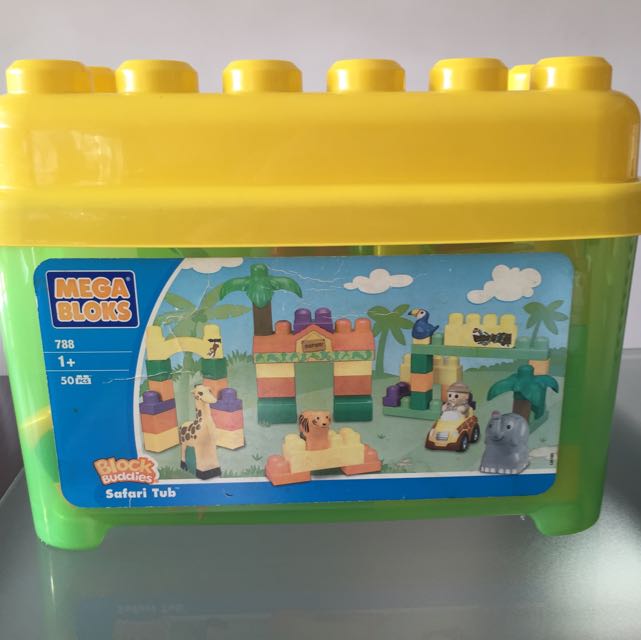 mega bloks safari tub