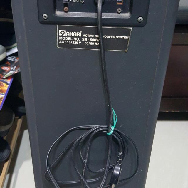 Akari bazooka active subwoofer best sale