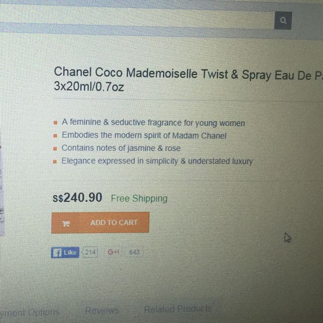 BNIB Chanel Coco Mademoiselle Twist N Spray Eau De Parfum(Not YSL