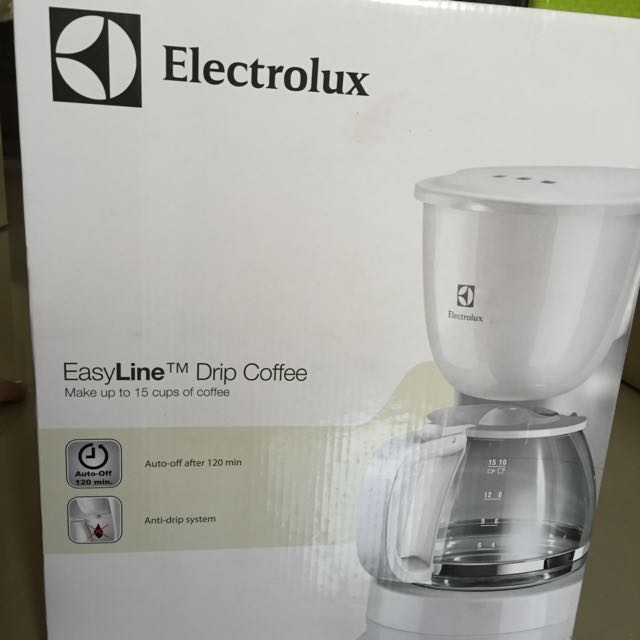 BNIB Electrolux ECM1303W EasyLine Coffee Maker, TV & Home Appliances