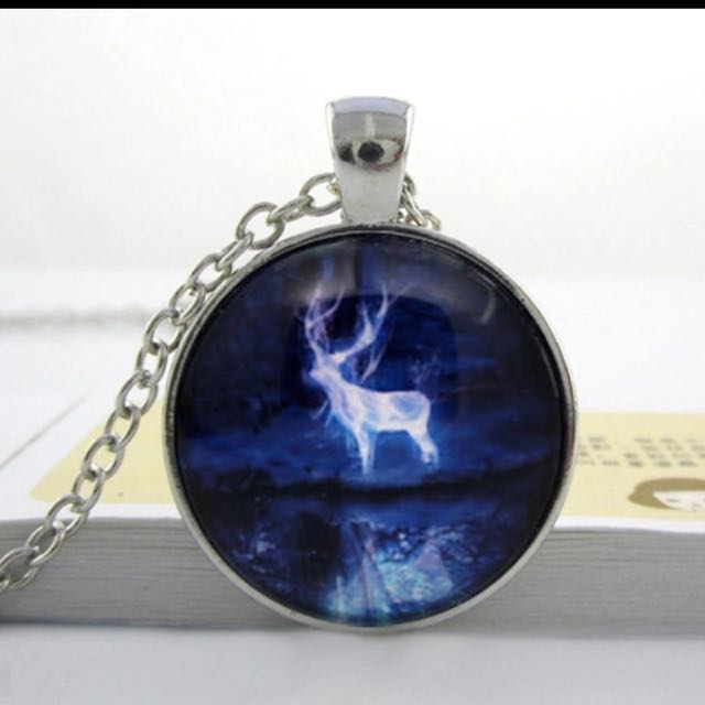 Expecto online patronum necklace