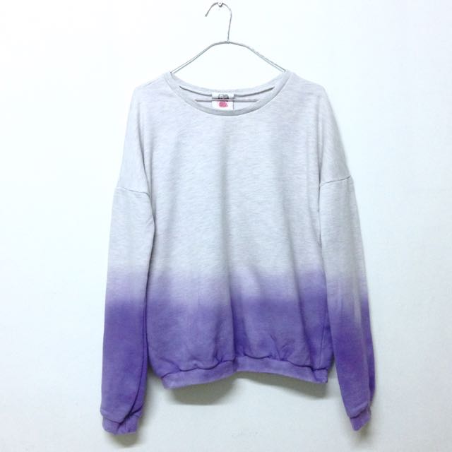 Purple ombre best sale sweater