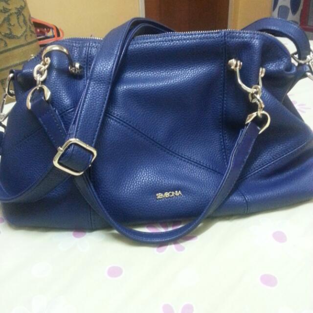 handbag blue colour