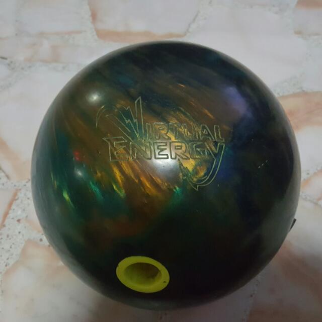 (RESERVED) Storm Virtual Energy Bowling Ball, Sports Equipment, Sports