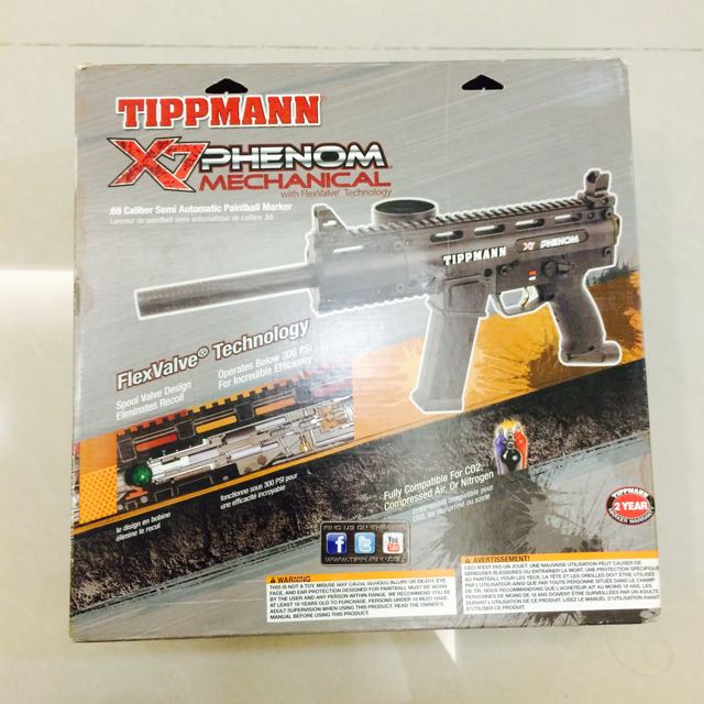 Tippmann X7 Phenom Paintball Marker Gun, Sports Equipment, Sports & Games, Racket & Ball Sports