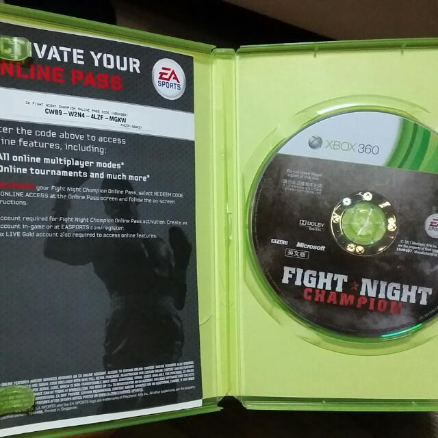 XBOX FIGHT NIGHT CHAMPION, & Toys & Games Carousell