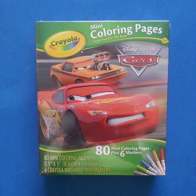 Bnib Crayola Pixar Cars Mini Coloring Pages Babies Amp Kids On