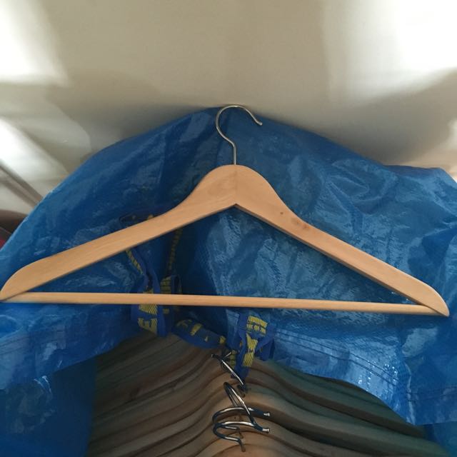 IKEA Wooden Hangers, Furniture & Home Living, Home Improvement