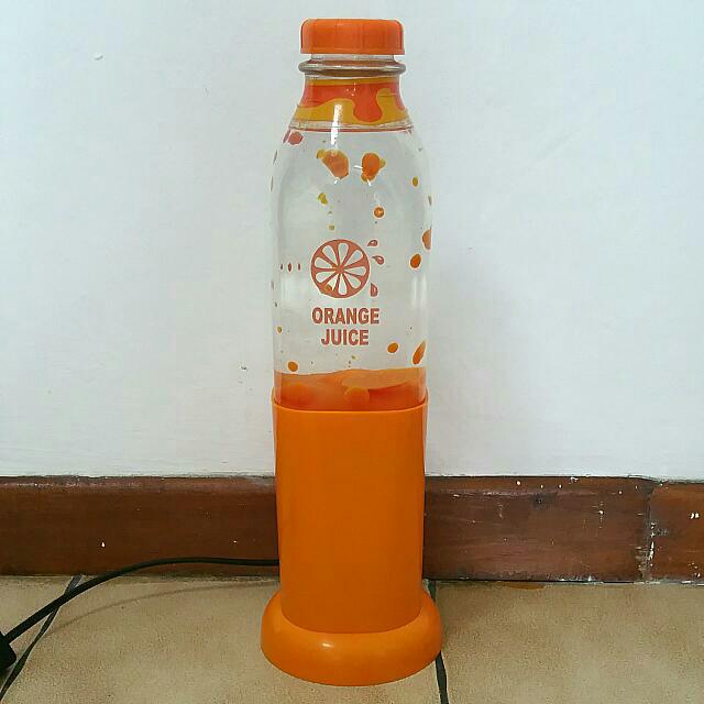 Orange juice lava lamp hotsell