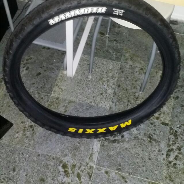 Used Maxxis Mammoth 26 4.0 Tire Fatbike Sports Equipment Bicycles Parts Parts Accessories on Carousell