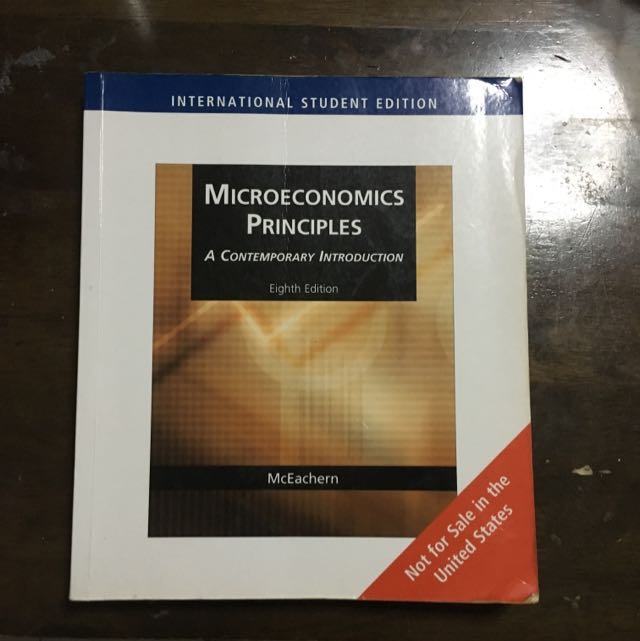 Microeconomics Principles, Hobbies & Toys, Books & Magazines, Textbooks ...