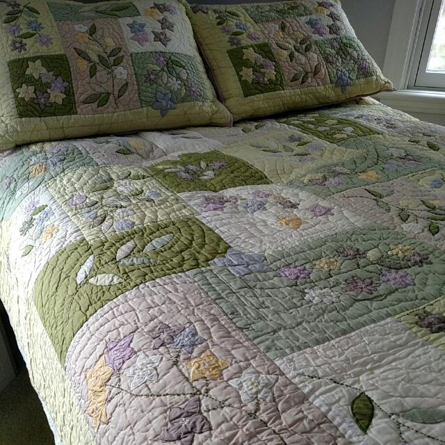 Pottery Barn Comforter Quilt And Pillow Shams On Carousell