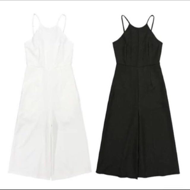 spaghetti strap culotte jumpsuit