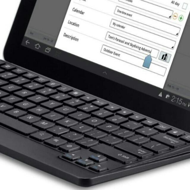 Used Belkin Yourtype Bluetooth Keyboard And Stand For
