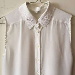 BN Flower Collared Blouse