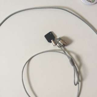 防鎖筆電鋼繩附鑰匙