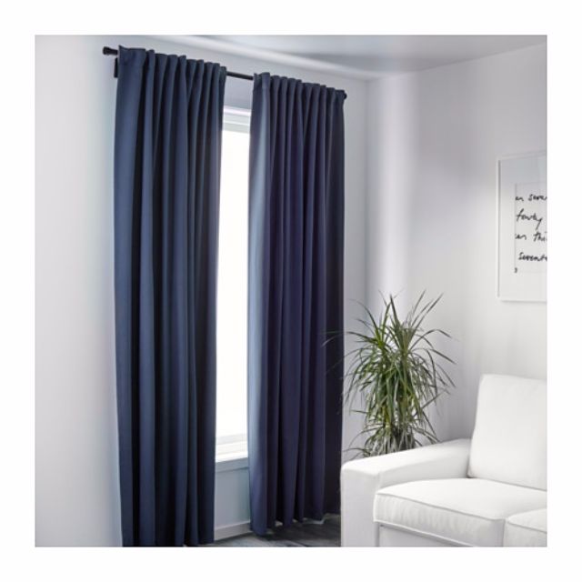 Ikea Werna Black Out Curtain Riktig Curtain Hook Furniture On