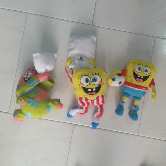 spongebob mini plush