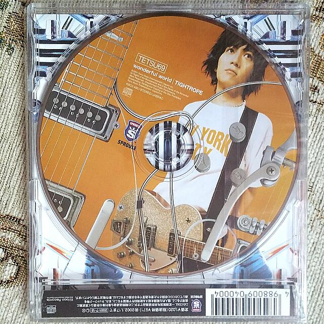 当時物 TETSU69 tetsuya wonderful world TIGHTROPE CD B2サイズ告知 