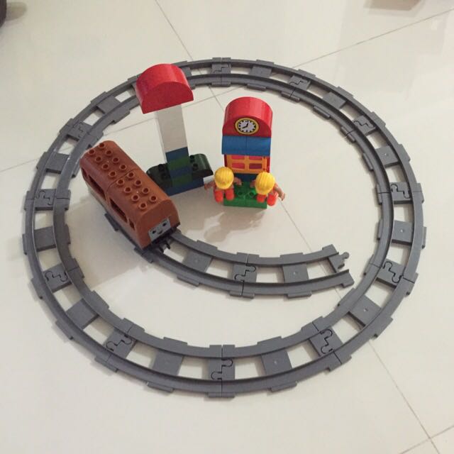 Train Tracks Duplo Compatible Hobbies Toys Toys Games on